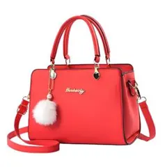 カバン レディース 斜めがけ おしゃれバック ハンドバッグ レッド