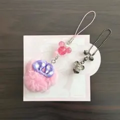 ディズニー ミッキー ミニー キーボルダー ストラップ セット