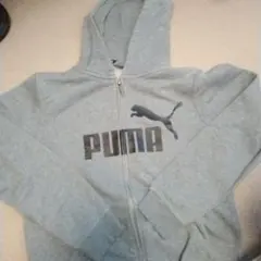 PUMA グレー フルジップパーカー 160