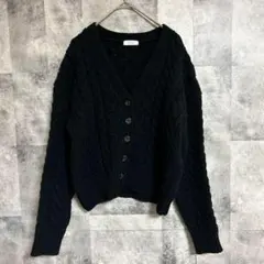 LOWRYS FARM ローリーズファーム カーディガン ニット セーター 黒
