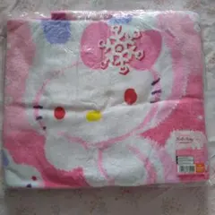 北海道限定 雪うさぎ キティ バスタオル