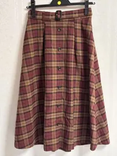 any SiS チェック柄スカート