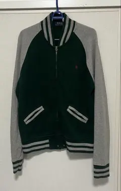 polo ralph lauren 起毛スウェット　スタジャン　S グリーンのサムネイル