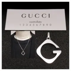 GUCCI Gロゴ ネックレス トップ ペンダントのサムネイル