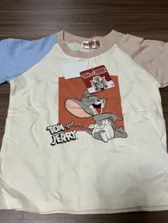100サイズ トムとジェリー ラグランTシャツのサムネイル
