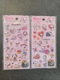 スヌーピーぷくぷくシールセット 2シート