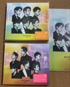 SixTONESアルバム 「CITY」2形態セット クリアファイル3枚付き！