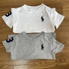 Ralph Lauren ビッグポニーTシャツ　２枚セット　18M 85センチのサムネイル