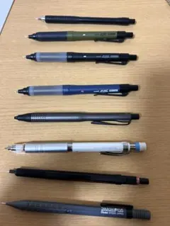 シャープペンシル 7本セット まとめ売り 黒系統シャーペン 最終値下げ