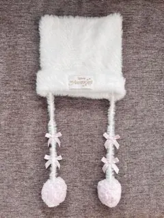 マリーちゃん ディズニー ファンキャップ ニット帽 ホワイト