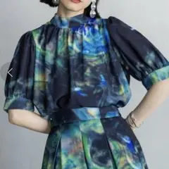 HARE BLURボウタイブラウス