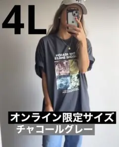 しまむらGU GYDA GRL nozomi シネマTシャツ 大きいサイズ 4L