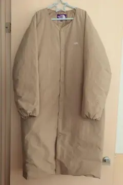 ノースフェイス パープルレーベル 光電子 ノーカラーダウンロングコート ナナミカ