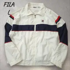 FILA ナイロンジャケット Lサイズ ホワイト