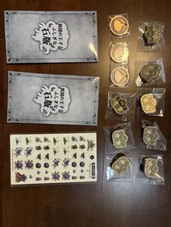 ニジゲンノモリ　ドラクエ　シール　メダル　ピンバッジセット　おまけ付き