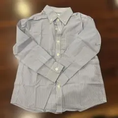 J.PRESS 水色ストライプ長袖シャツ 120