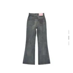 MOUSSY BEP HEART DENIM FLARE サイズ0