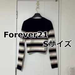 Forever21  ボーダー クロップド丈 トップスのサムネイル