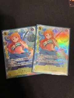ワンピースカード ヒロインズエディション 黄 ナミ srパラレル 2枚