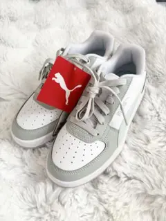 PUMA スニーカー PMケーブン 23.5cm グレー