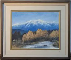 油絵 F8「冬磐梯」絵画 油彩画 風景画 アート 磐梯山 油絵 F8「冬磐梯」絵画 油彩画 風景画 アート 磐梯山 - メルカリ