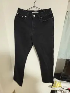 TOMMY HILFIGER ブラックデニムパンツ メンズ