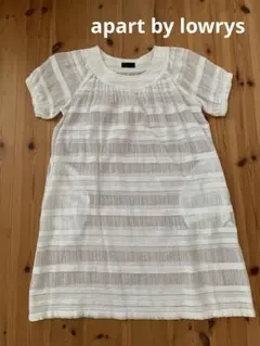 apart by lowrysアパートバイローリーズ　半袖チュニックワンピース
