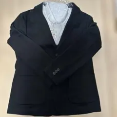 比較的美品❗️ユニクロ★ジャケットと長袖シャツのセット！160