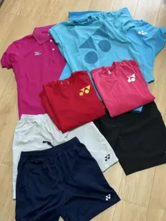 ヨネックス バドミントンウェア 8点セット