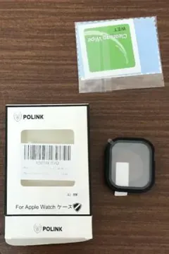 POLINK 対応 アップルウォッチ カバー 42mm ケース ブラック
