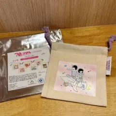 【新品未使用】3coins 巾着 ときめきトゥナイト りぼん70th