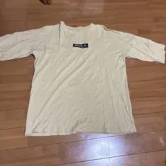 RVCA ベージュ 長袖7部丈カットソー