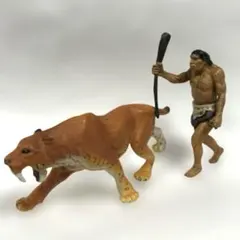 アニア　サーベルタイガー　原始人セット