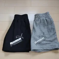 未使用タグ付　PUMA　140サイズ　半ズボン　２枚セット