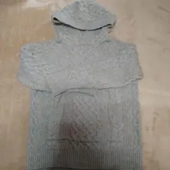 ニットパーカー