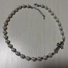 Lucliss Jewelry 【ラクリス】 パールゴールドと十字架ネックレス