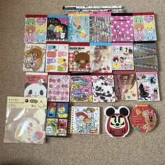 キャラクター柄メモ用紙セット