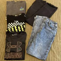 UNDER ARMOUR Tシャツとデニムセット