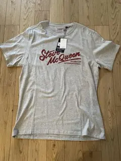 新品未使用　バブアーBarbour Steve McQueen Tシャツ Lのサムネイル