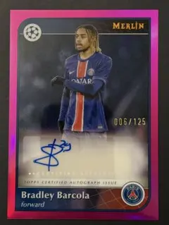 Topps Merlin ブラッドリー・バルコラ サイン /125