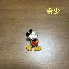 東京ディズニーランド　ミッキーマウス　ピンバッジ　レトロ