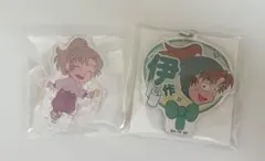 忍たま乱太郎　善法寺伊作　アニカフェ　アクスタ　デコうちわキーチェーン