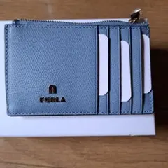 FURLA ライトブルー カードケース