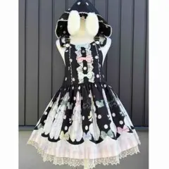 アンジェリックプリティ　マシュマロバニー　サロペットワンピース　スカート しっぽ アンジェリックプリティ マシュマロバニー サロペットワンピース