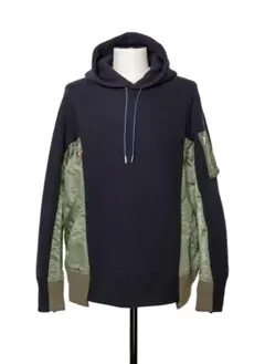 sacai Sponge Sweat x Nylon Twill Hoodieのサムネイル