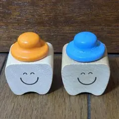 乳歯ケース 木製 2個