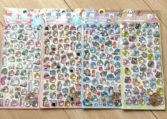 オバケーヌ　ボンボンドロップシール　4種セット　動物　食べ物　海の生き物