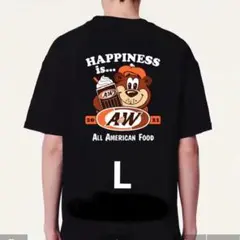 a＆w エンダー　沖縄　ルーティ　半袖 Tシャツ　Lコットン 綿100