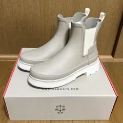 HUNTER リファインド スティッチ ディテール チェルシー ブーツ