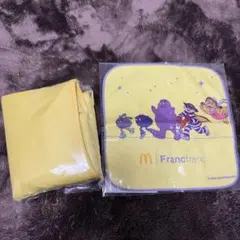 マクドナルド　福袋　2026 ハンドタオル　保温保冷バッグ　イエロー　2点セット